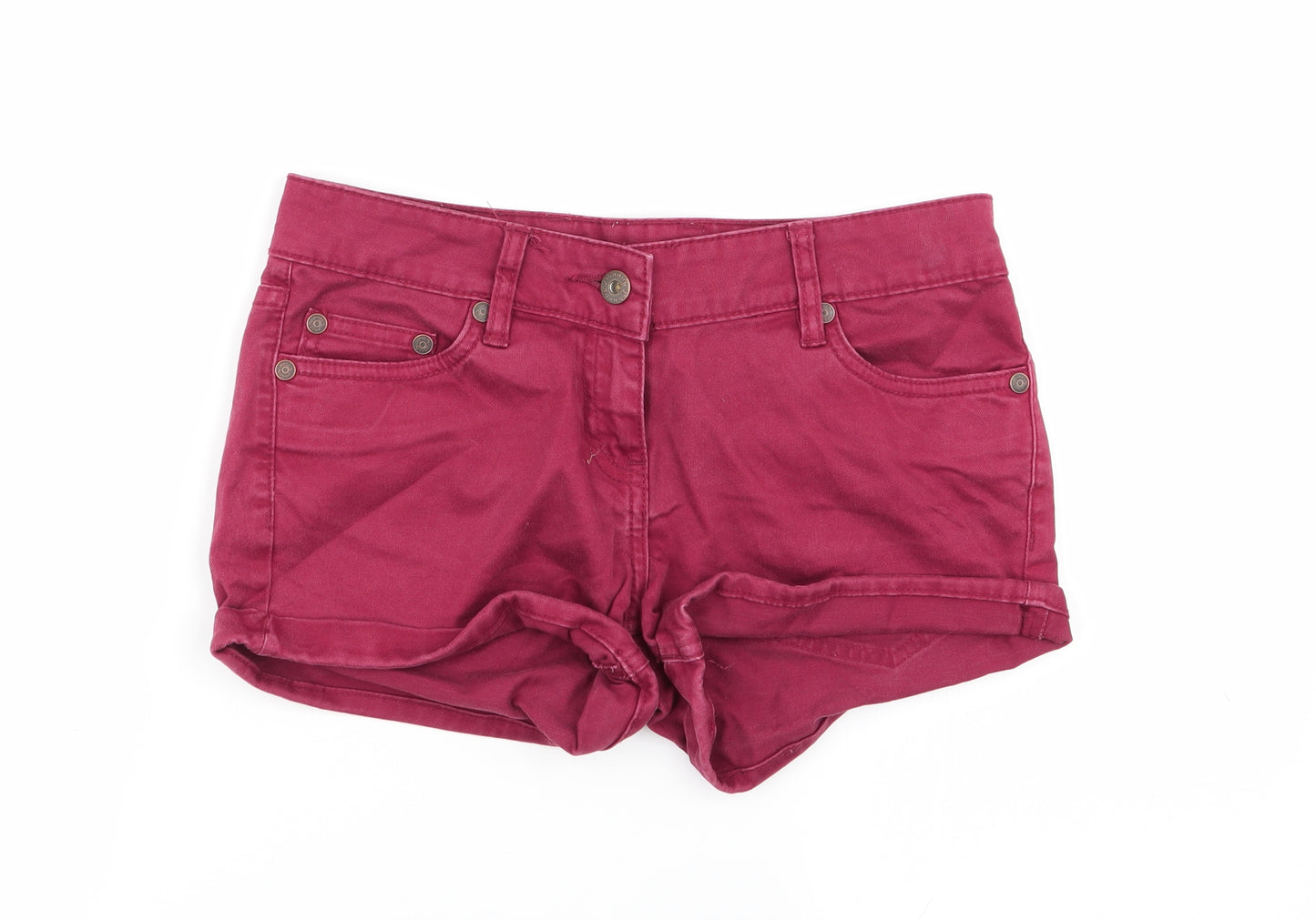 johnnie b Womens Red   Chino Shorts Size 26 in
