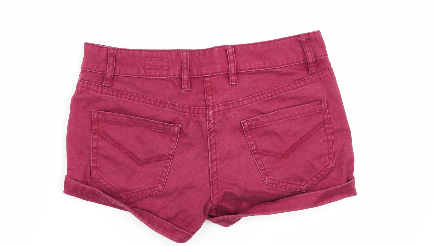 johnnie b Womens Red   Chino Shorts Size 26 in