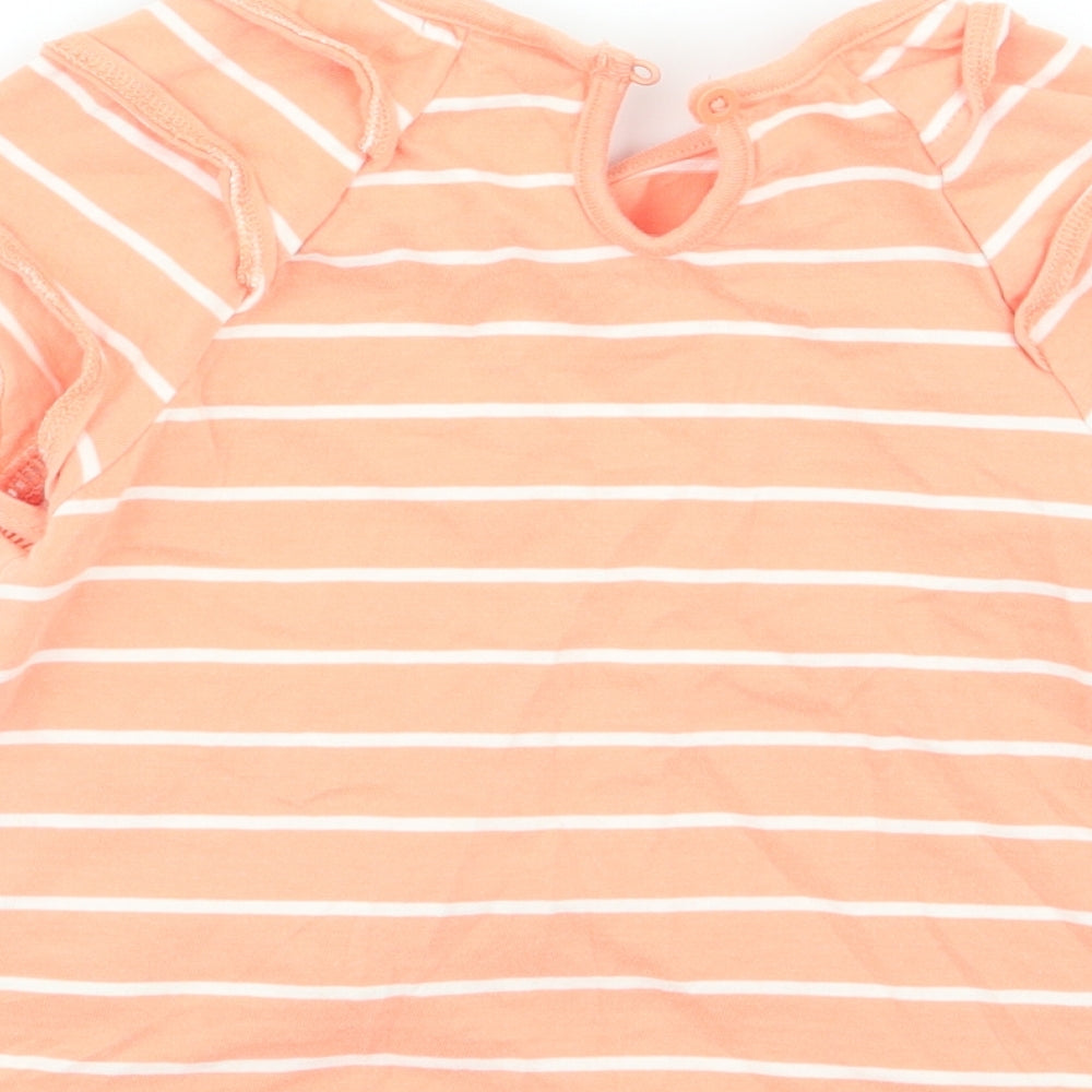TU Girls Multicoloured Striped  Basic T-Shirt Size 2-3 Years
