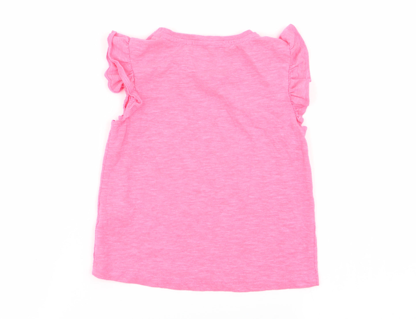 TU Girls Pink   Basic T-Shirt Size 2-3 Years