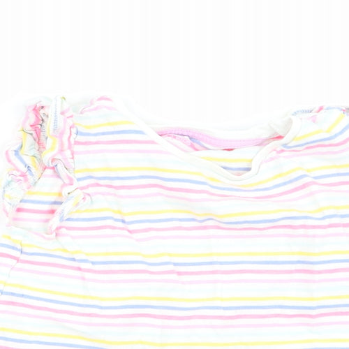 TU Girls Multicoloured Striped  Basic Tank Size 2-3 Years
