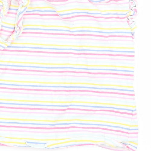 TU Girls Multicoloured Striped  Basic Tank Size 2-3 Years