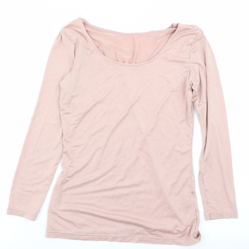 heatech Womens Pink   Basic T-Shirt Size L