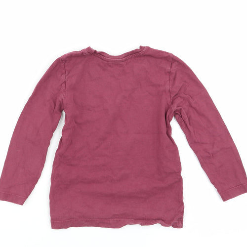 Nutmeg Boys Red   Basic T-Shirt Size 3-4 Years