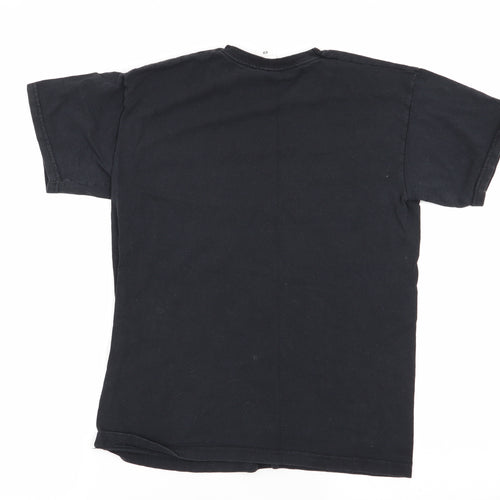 Fruit of the Loom Mens Black    T-Shirt Size M