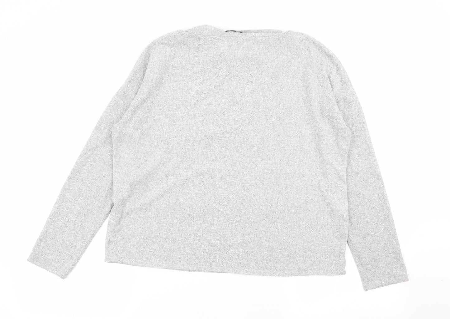 F&F Womens Grey   Basic T-Shirt Size 12