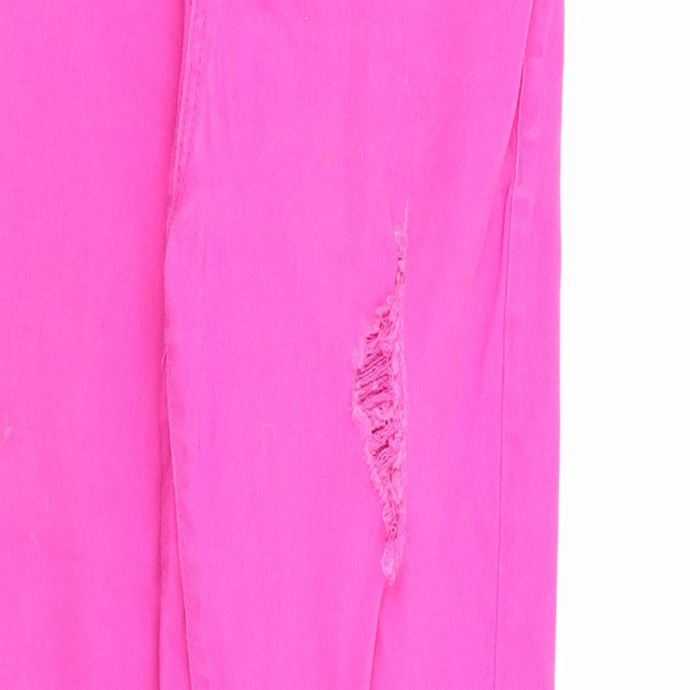 denim and co Girls Pink   Skinny Jeans Size 10-11 Years - ripped jeans