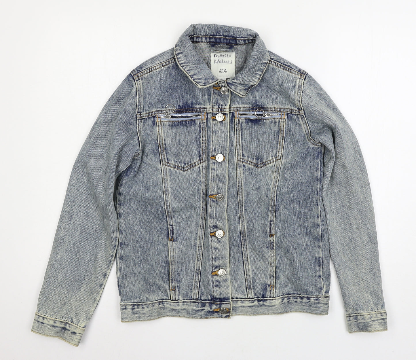 River Island Girls Blue  Denim Jacket  Size 11-12 Years