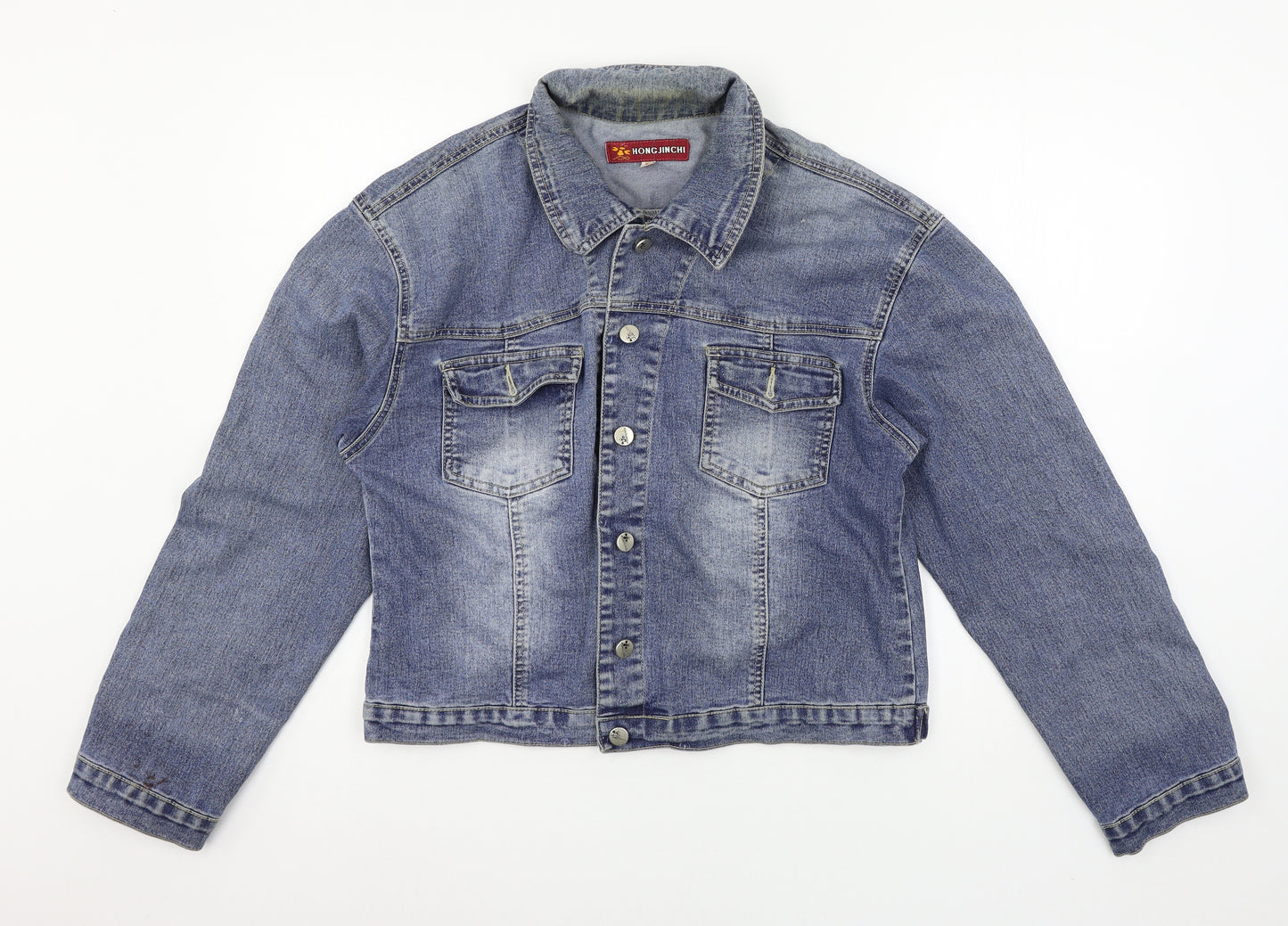 Hongjinchi Womens Blue   Jacket  Size XL