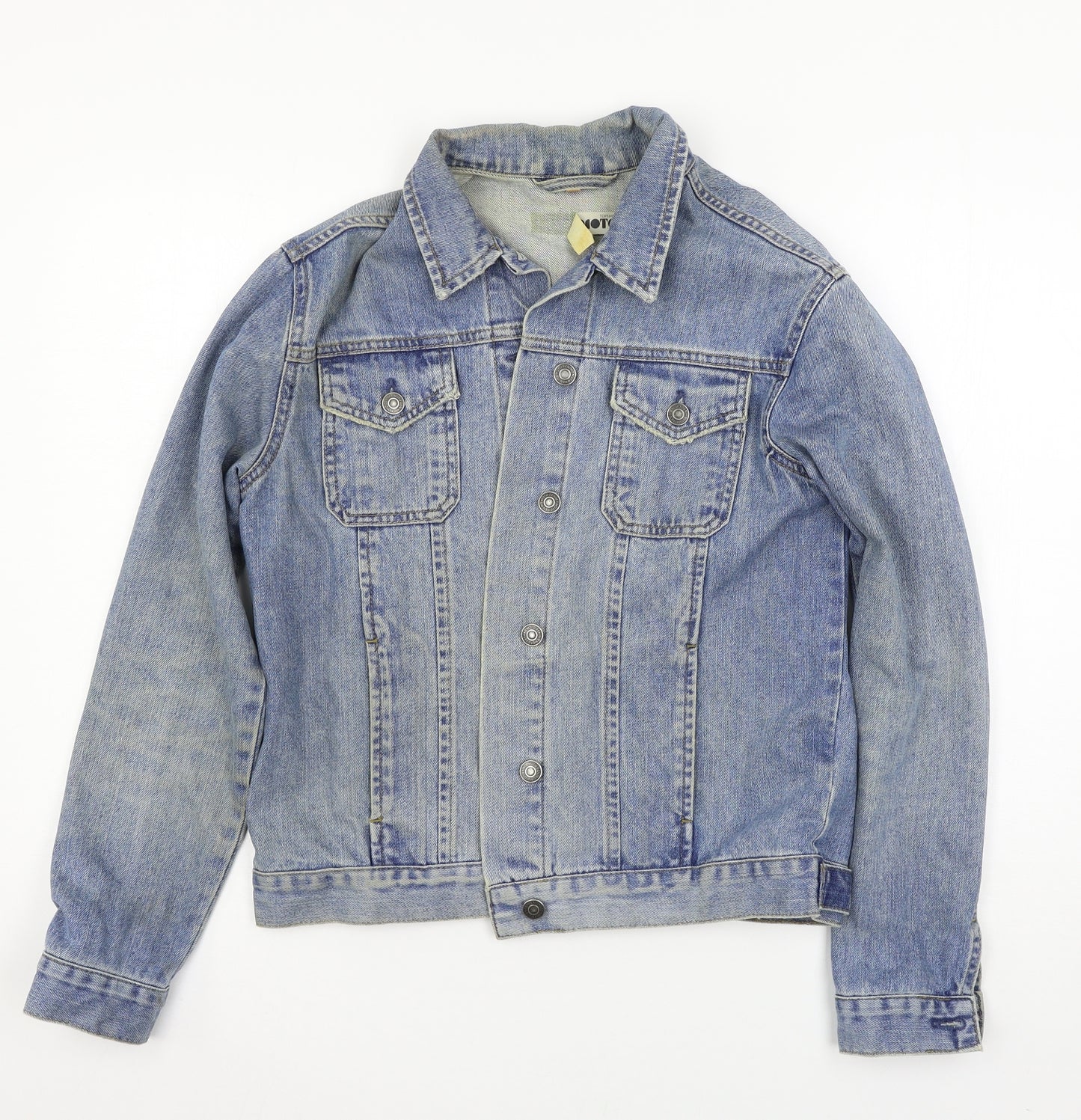 Topshop Womens Blue  Denim Jacket  Size 10
