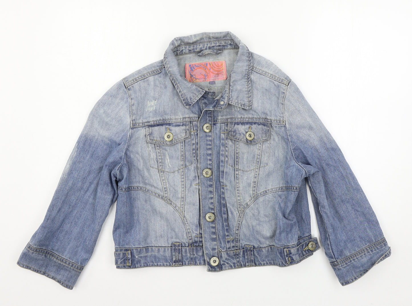 New Look Womens Blue  Denim Jacket  Size 18