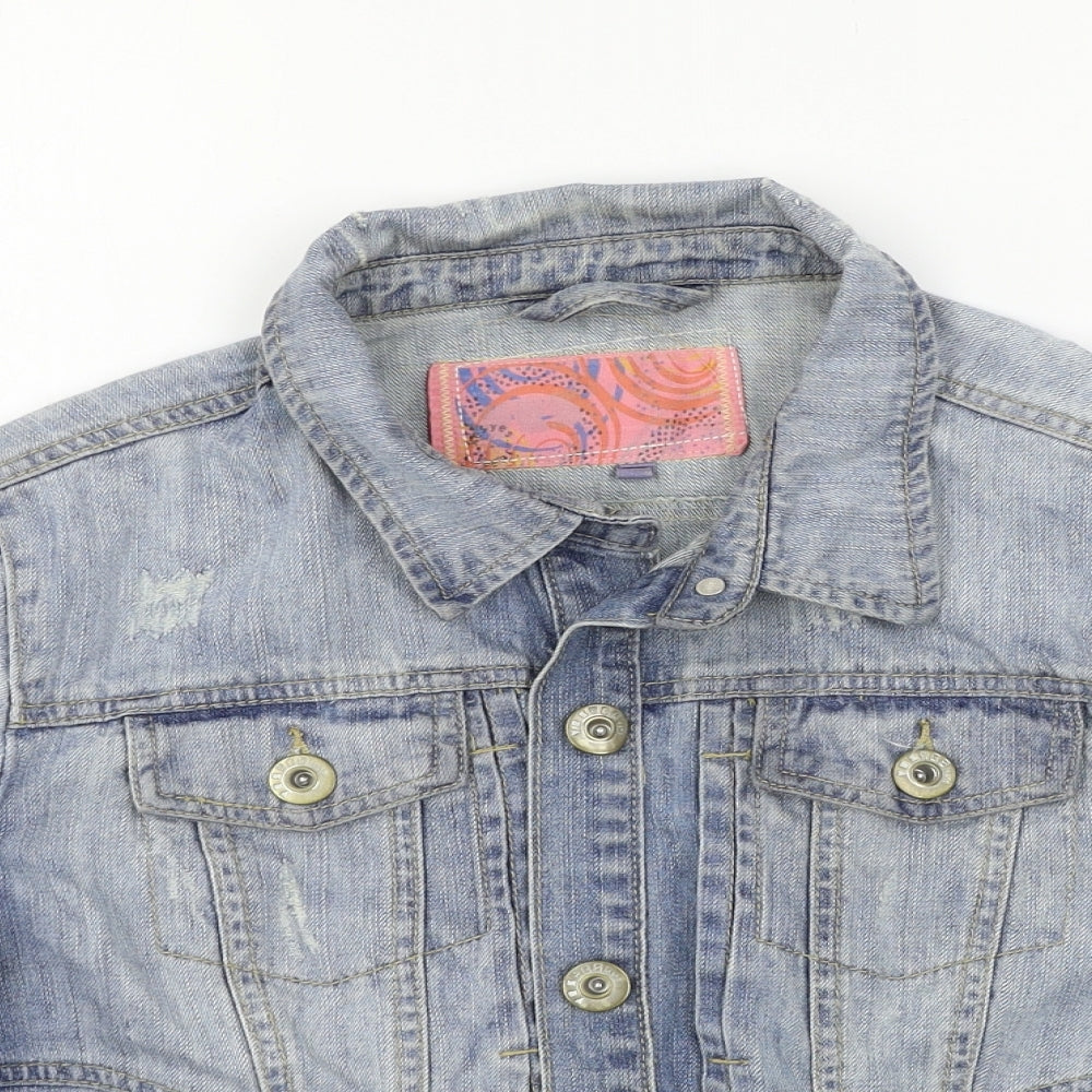 New Look Womens Blue  Denim Jacket  Size 18
