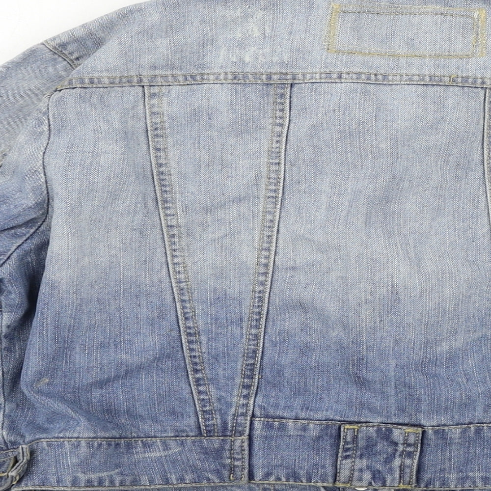 New Look Womens Blue  Denim Jacket  Size 18
