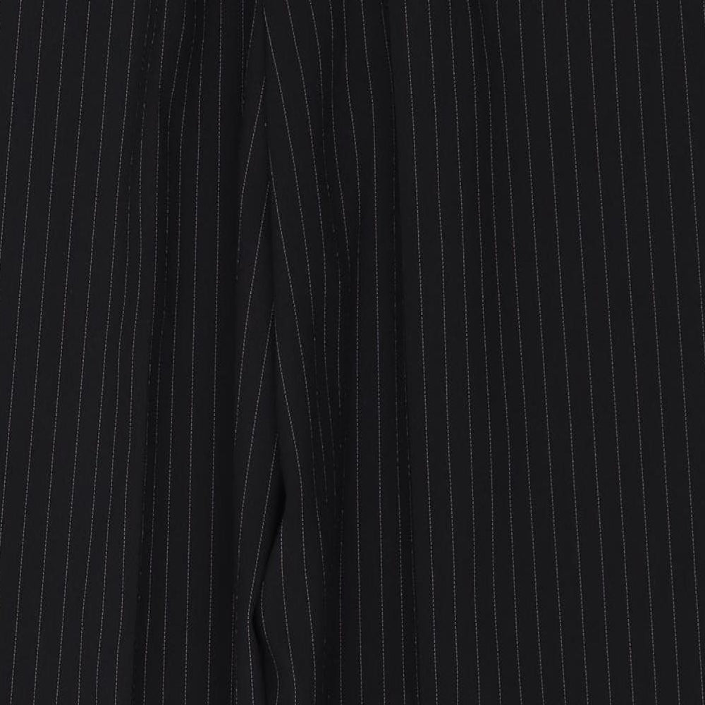 BHS Womens Black Striped  Trousers  Size 14 L26 in