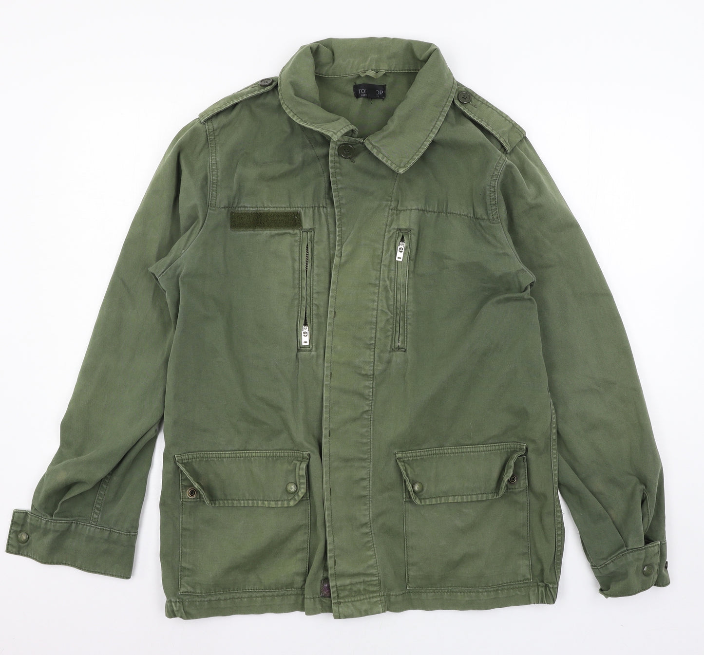 Topshop Womens Green   Jacket  Size 12