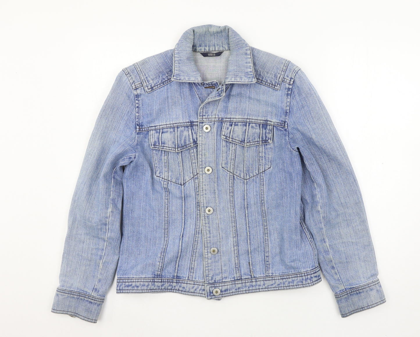 Marks and Spencer Womens Blue  Denim Jacket  Size 12