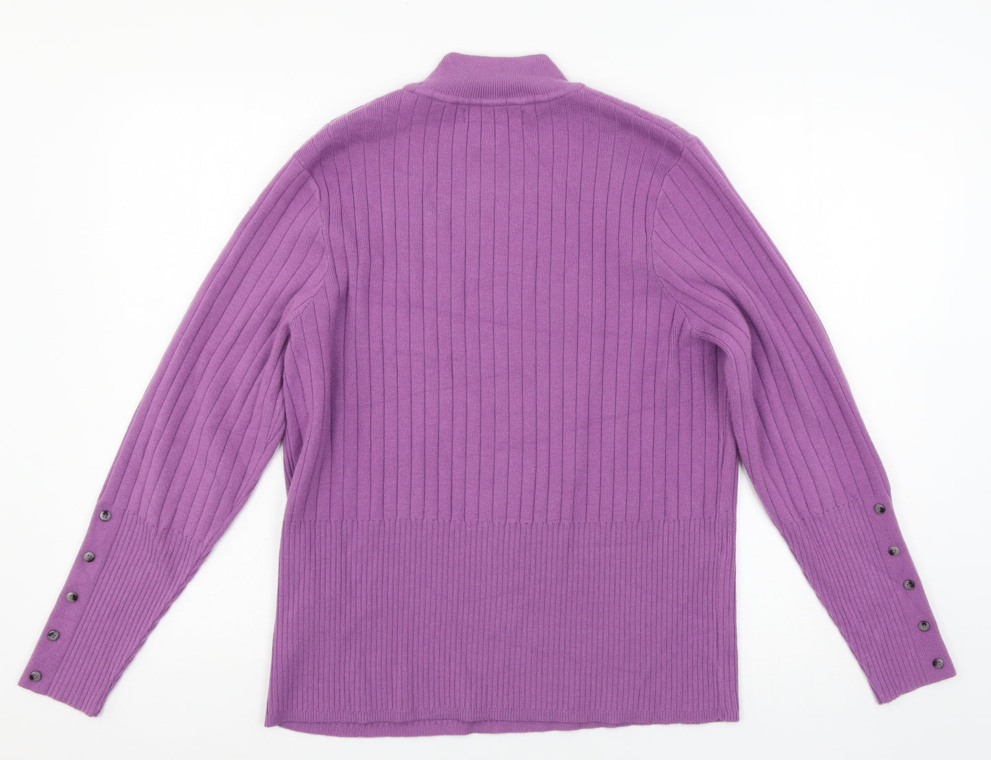 Marks and Spencer Womens Purple  Knit Pullover Jumper Size 18