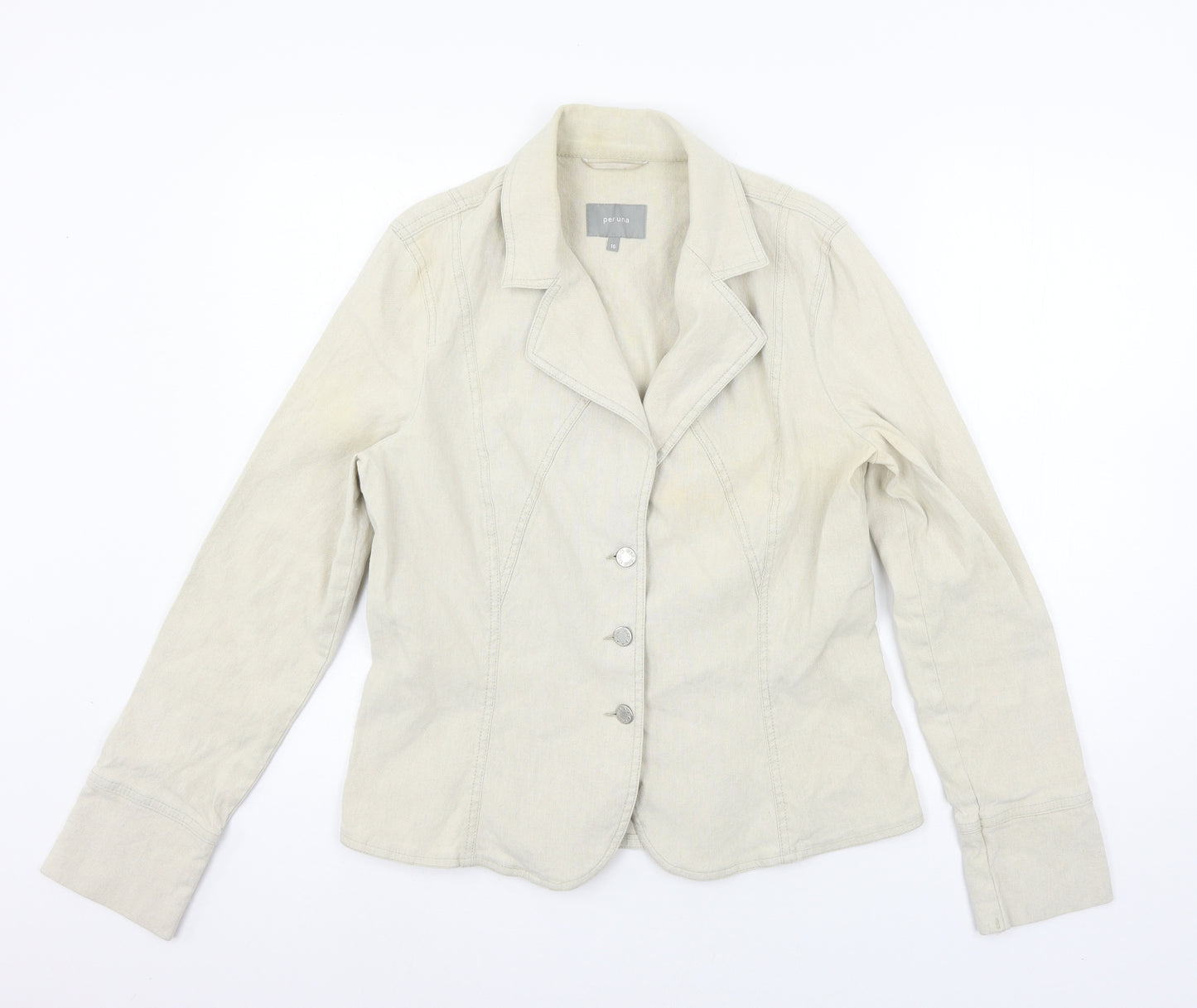 Per Una Womens Ivory   Jacket  Size 16