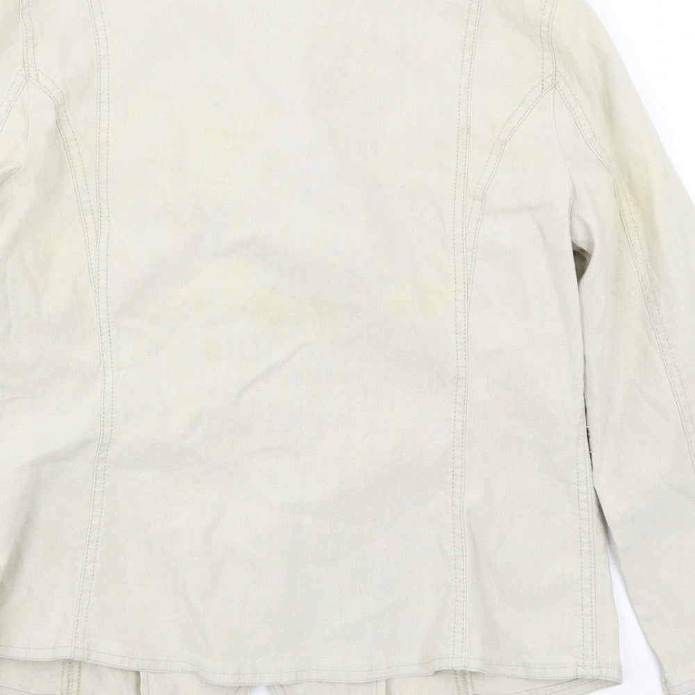 Per Una Womens Ivory   Jacket  Size 16