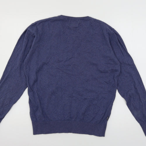 TRN1961 Mens Blue  Knit Pullover Jumper Size M
