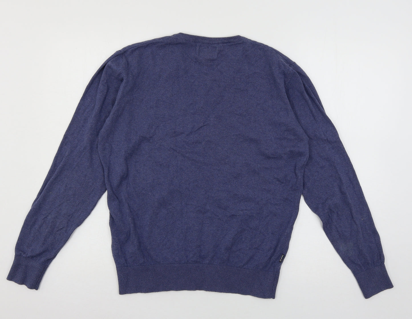 TRN1961 Mens Blue  Knit Pullover Jumper Size M