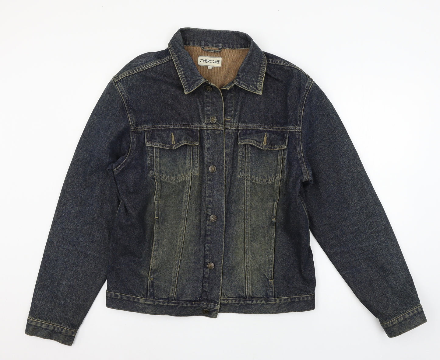 Cherokee Mens Blue  Denim Jacket  Size L