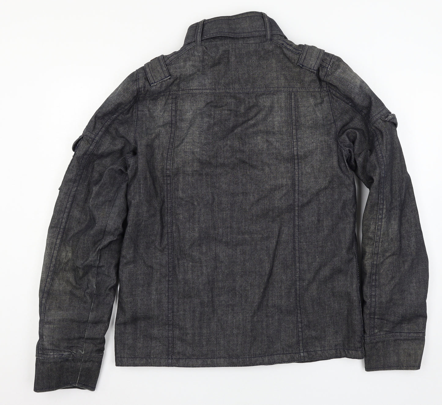 Sickonineteen Mens Blue  Denim Jacket  Size M