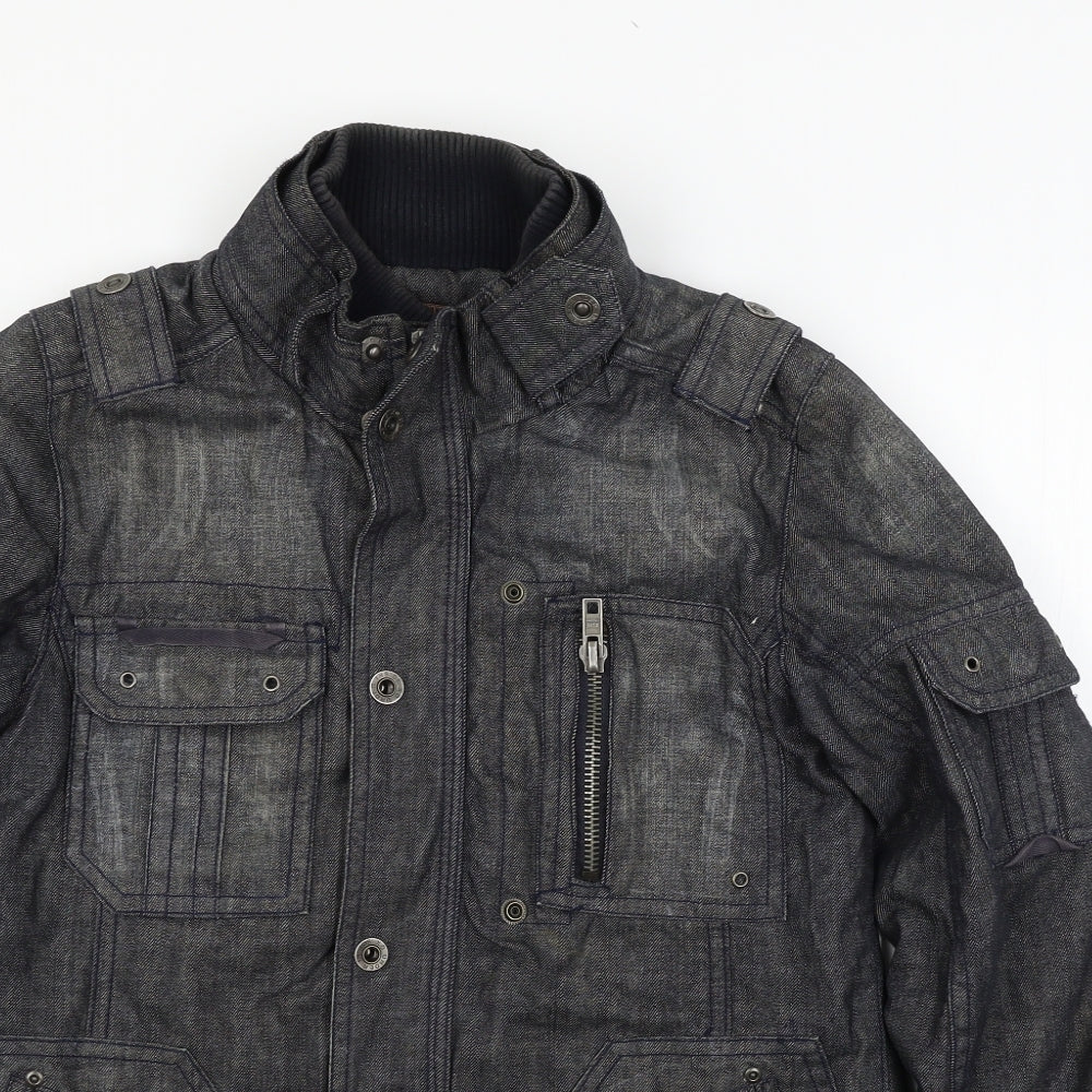 Sickonineteen Mens Blue  Denim Jacket  Size M