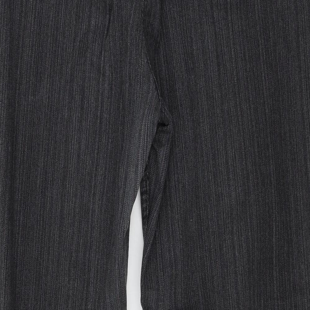 Per Una Womens Grey  Denim Bootcut Jeans Size 16 L26 in