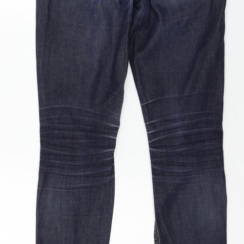 Topshop Womens Blue  Denim Skinny Jeans Size 28 in L32 in