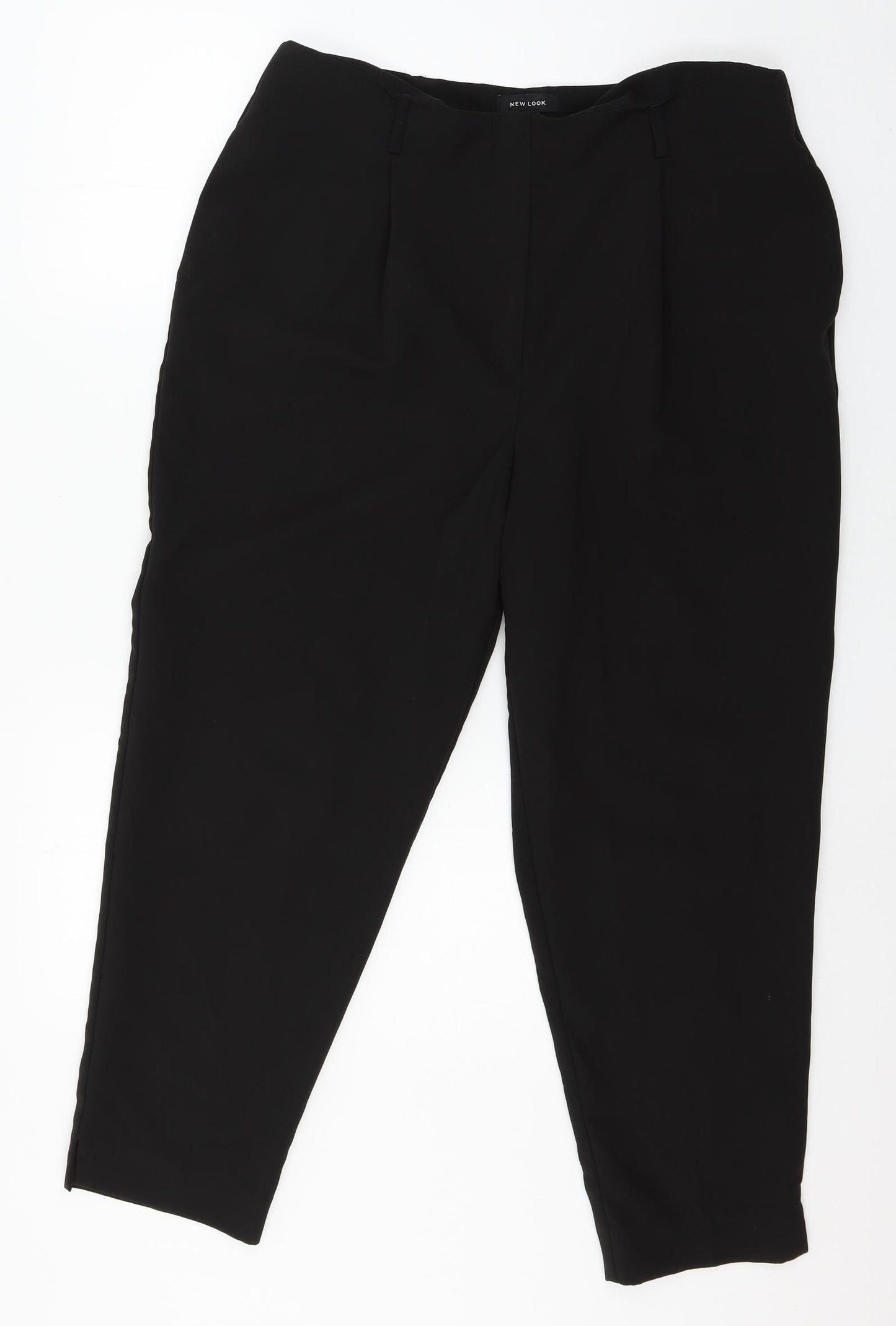 New Look Womens Black   Trousers  Size 16 L25 in