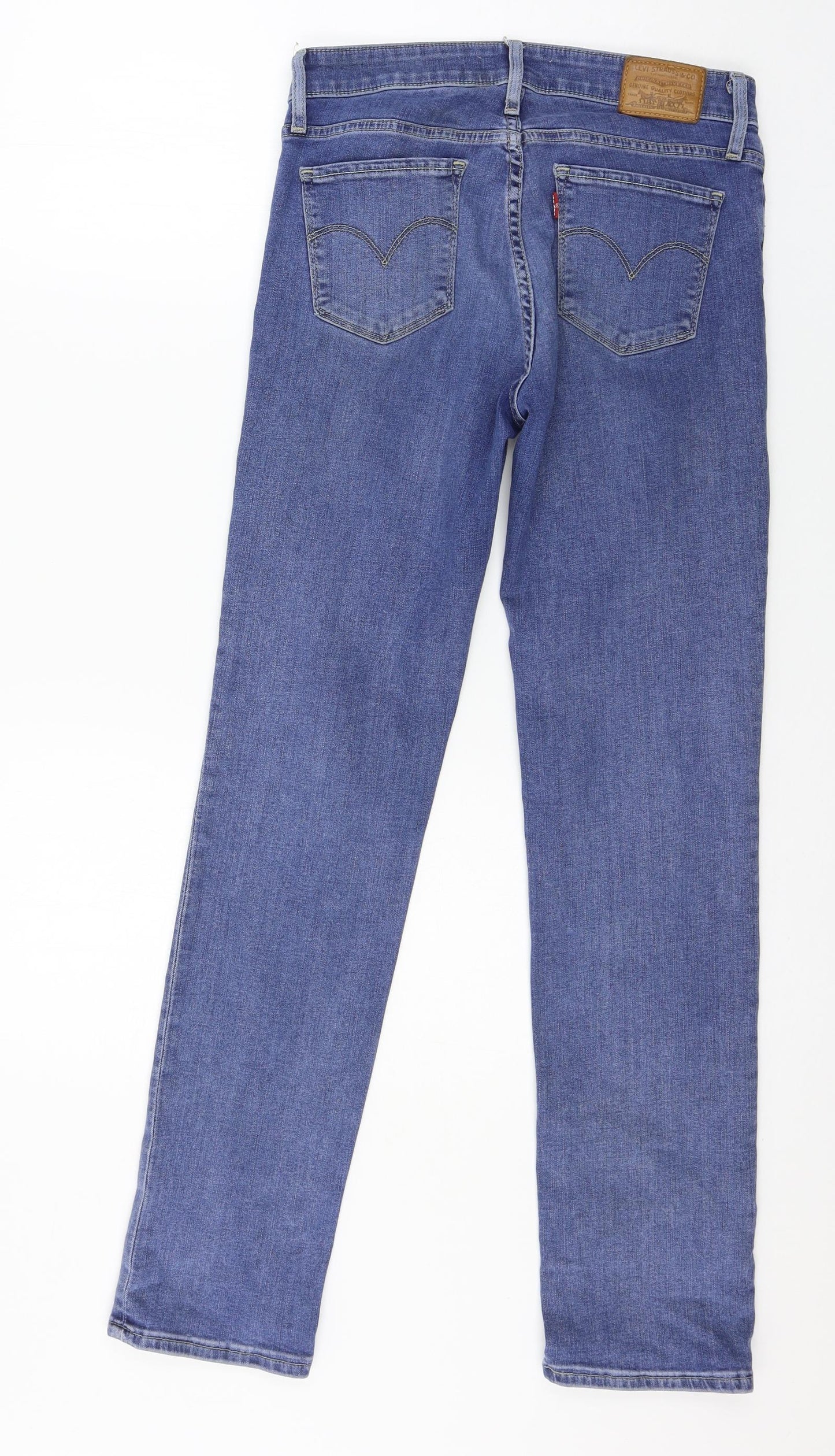 Levi's Womens Blue  Denim Skinny Jeans Size 27 in L29 in