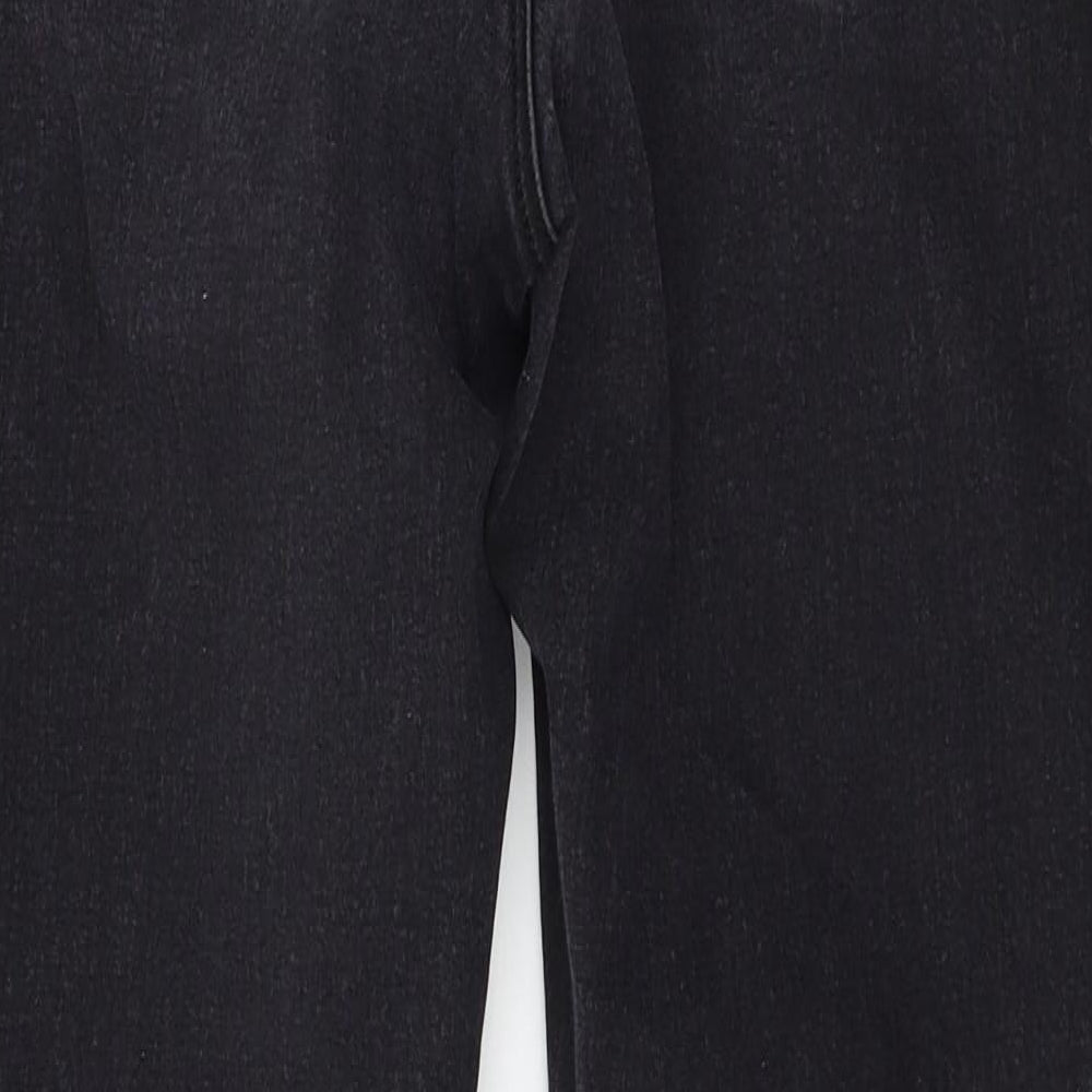 Topshop Womens Black  Denim Skinny Jeans Size 32 in L32 in