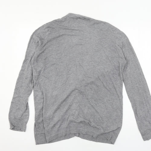 F&F Womens Grey  Knit Cardigan Jumper Size 16