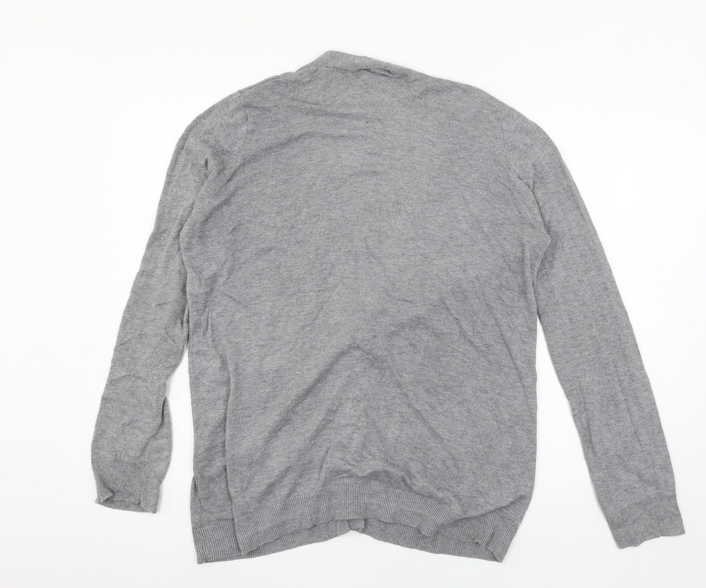 F&F Womens Grey  Knit Cardigan Jumper Size 16