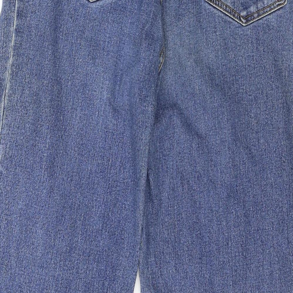 Blue Express Womens Blue  Denim Straight Jeans Size 14 L29 in