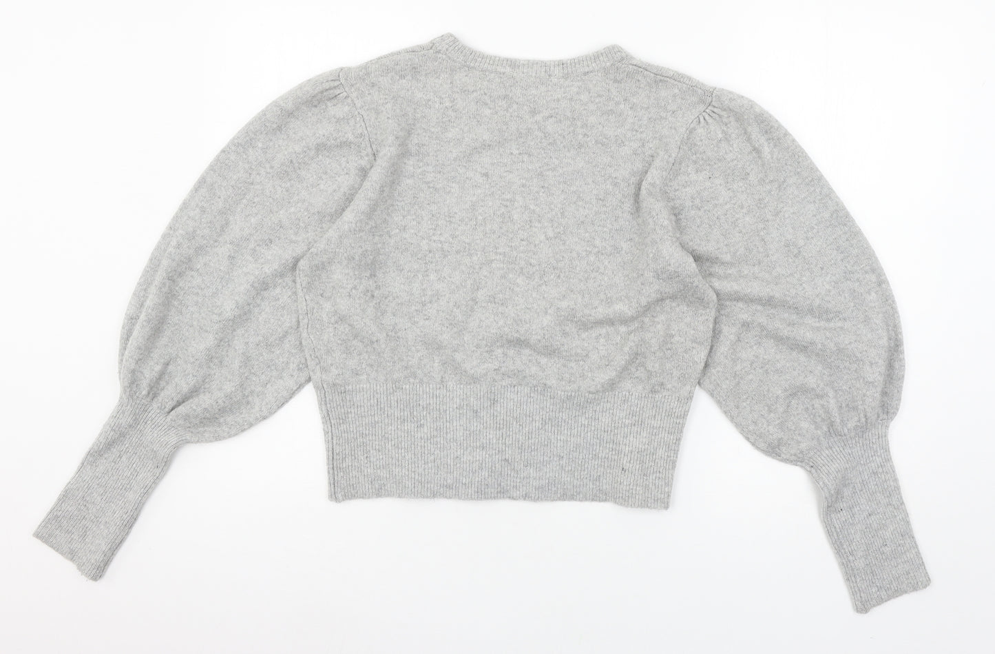 Zara Womens Grey  Knit Pullover Jumper Size L