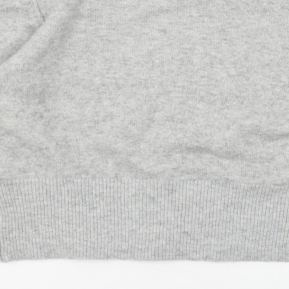 Zara Womens Grey  Knit Pullover Jumper Size L