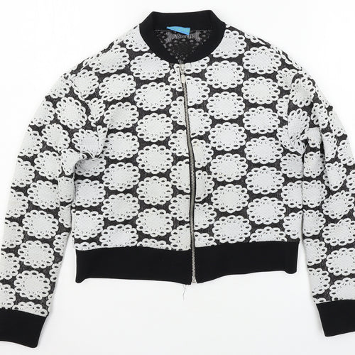 Koopai Womens Black  Jersey Jacket  Size S