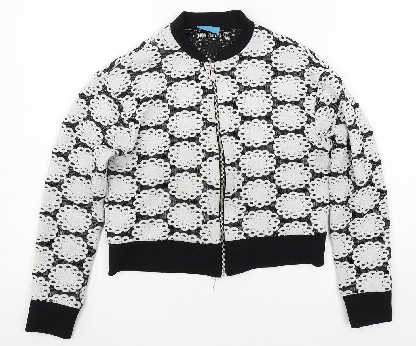 Koopai Womens Black  Jersey Jacket  Size S