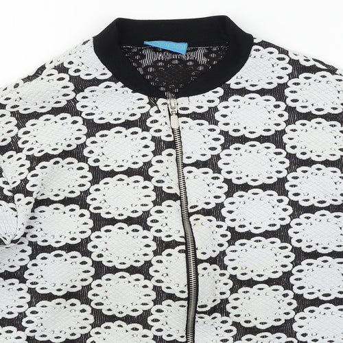 Koopai Womens Black  Jersey Jacket  Size S