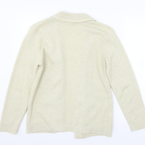 Hand to Hand  Womens Ivory  Knit Cardigan Jumper Size S