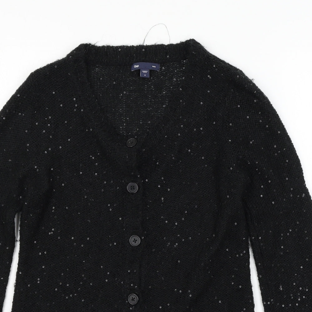 Gap Womens Black  Knit Cardigan Jumper Size S