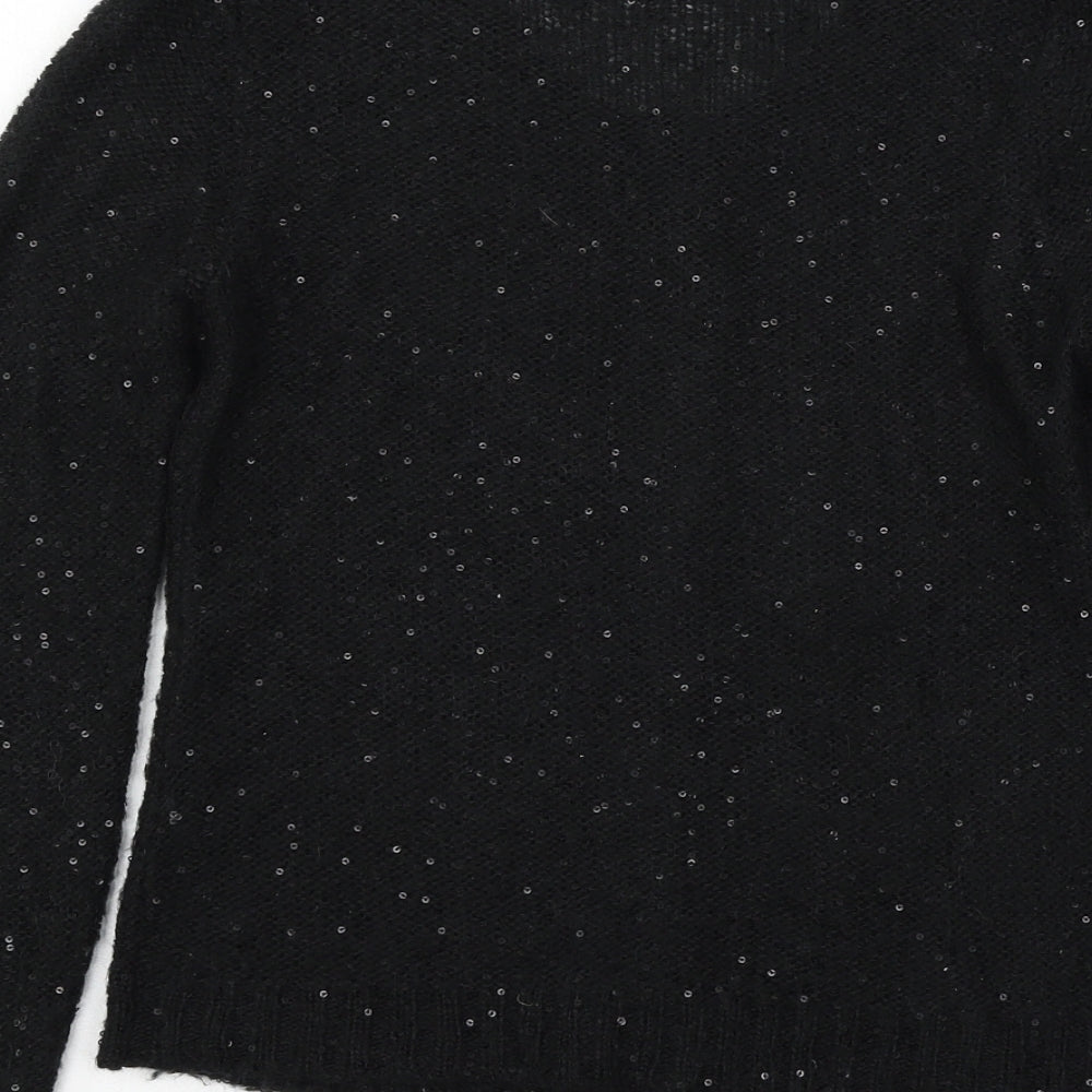Gap Womens Black  Knit Cardigan Jumper Size S