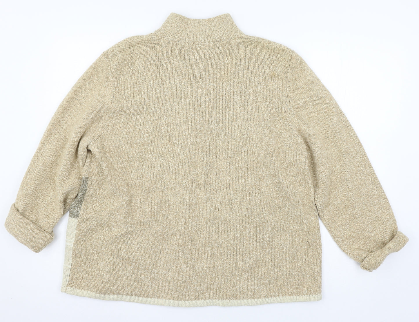 Northern Reflections Mens Brown   Cardigan Jumper Size XL  - Skaters