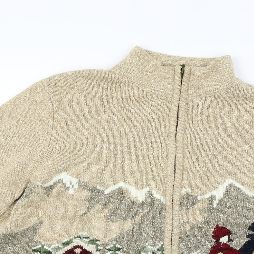 Northern Reflections Mens Brown   Cardigan Jumper Size XL  - Skaters