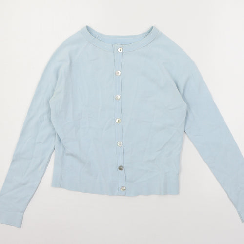 Jesire Womens Blue  Knit Cardigan Jumper Size S