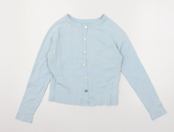 Jesire Womens Blue  Knit Cardigan Jumper Size S