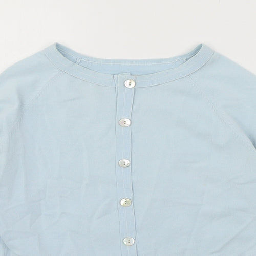 Jesire Womens Blue  Knit Cardigan Jumper Size S