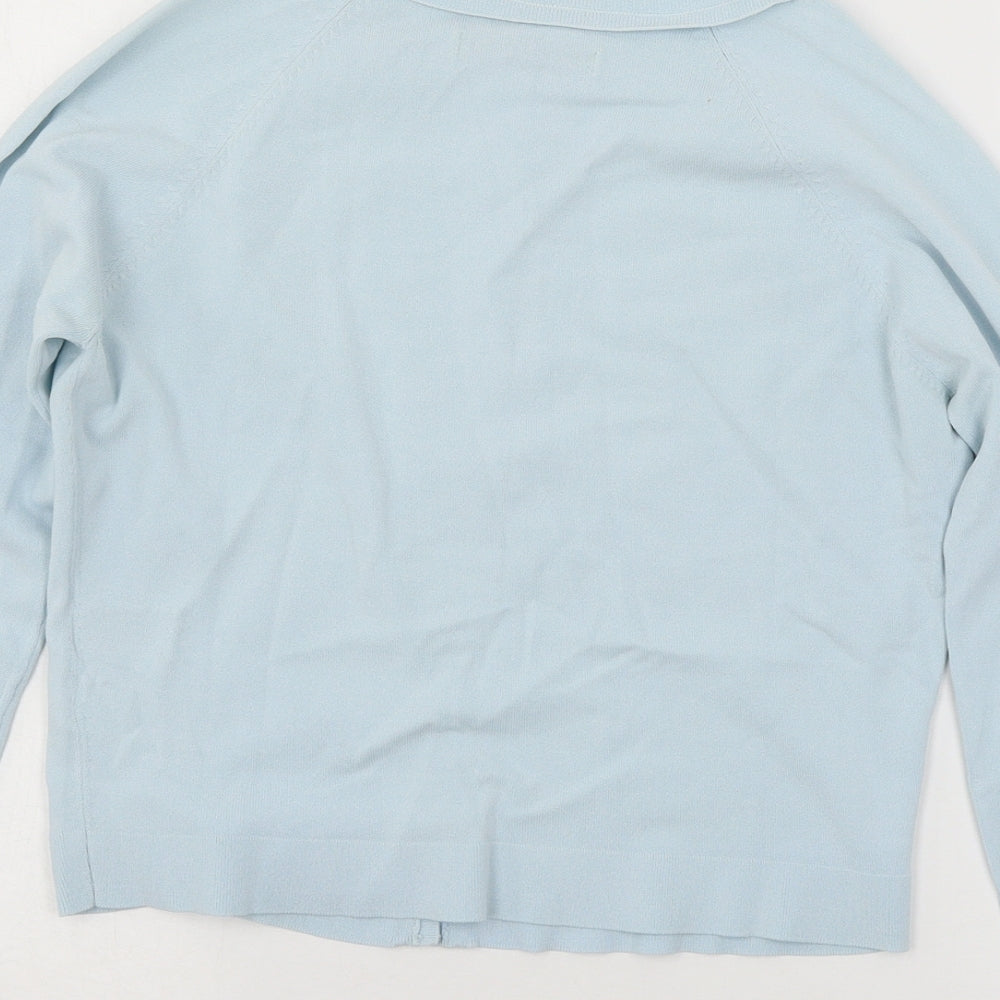 Jesire Womens Blue  Knit Cardigan Jumper Size S